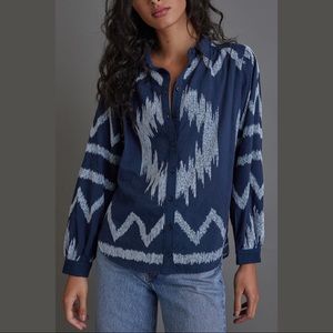 ANTHROPOLOGIE Pilcro “The Romy” Relaxed Buttondown 1X